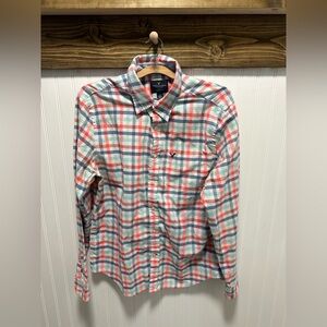 American Eagle Outfitters Multicolor Plaid Shirt Sz L